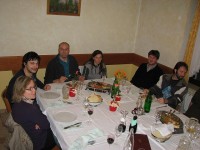 Večerja 2009 - en del udeležencev na večerji v gostilni Pri mlinu